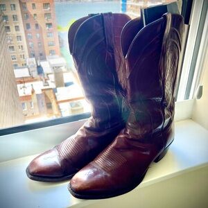 Lucchese Rich Brown Western Boots